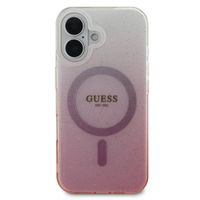 Guess MagSafe IML Glitter Gradient Case Apple iPhone 16 - Pink