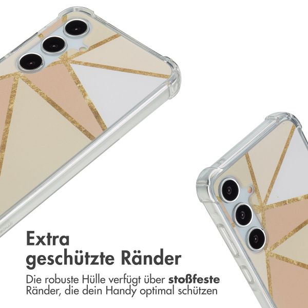 imoshion Design Hülle mit Band Samsung Galaxy A55 - Beige Graphic