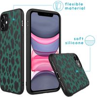 imoshion Design Hülle iPhone 11 - Leopard - Grün / Schwarz