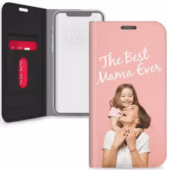 Gestalte deine eigene Compact Gel Klapphülle Apple iPhone 18 Pro Max / 17 Pro Max - Weiß