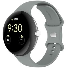 imoshion Silikon-Armband⁺ für  Google Pixel Watch 3 / 4 (45 mm) - Größe L - Grau