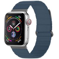 imoshion Magnetlederarmband für das Apple Watch Series 1-9 / SE - 38/40/41 mm / Series 10 - 42 mm - Blau