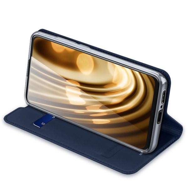 Dux Ducis Slim TPU Klapphülle Blau für das Motorola One Hyper