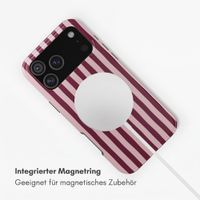 Selencia Vivid Rückabdeckung mit MagSafe Apple iPhone 18 Pro Max / 17 Pro Max - Bonbon Stripe Raspberry