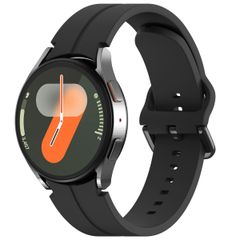 imoshion Silikonarmband für Samsung Galaxy Watch 4 / 5 / 6 / 7 (20 mm) - Schwarz