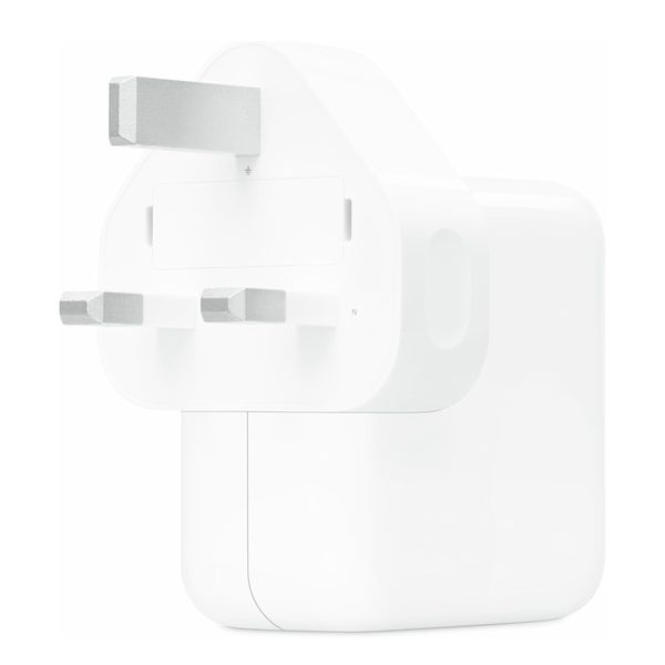 Apple USB-C-Netzteil 30W – Typ G – Stecker für Großbritannien – Weiß