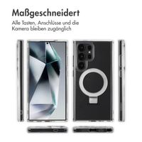 Accezz Ring Stand Backcover mit MagSafe Samsung Galaxy S24 Ultra - Transparent