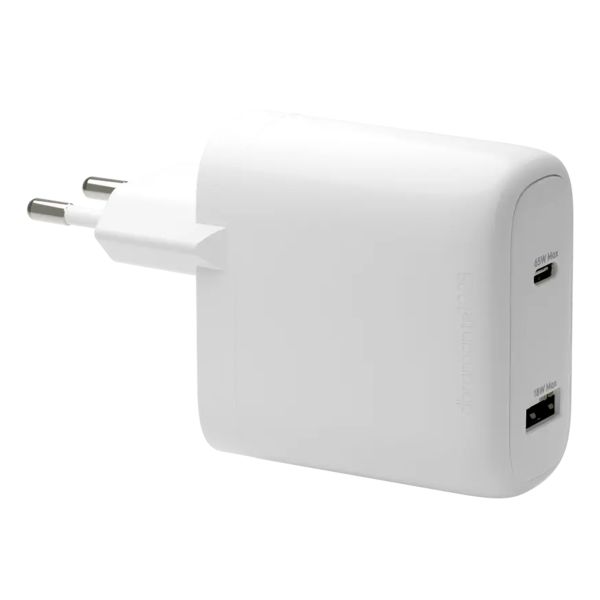 dbramante1928 re-charge | Netzteil - USB-C 65 Watt + USB-A 18 Watt - Weiß