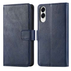 imoshion Luxuriöse Klapphülle Samsung Galaxy S25 Edge - Dunkelblau