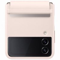 Samsung Original Leather Backcover für das Galaxy Z Flip 4 - Peach