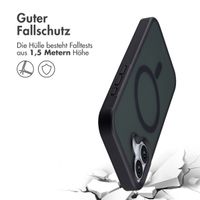 Accezz Rugged Frosted Back Cover mit MagSafe Apple iPhone 17 - Schwarz