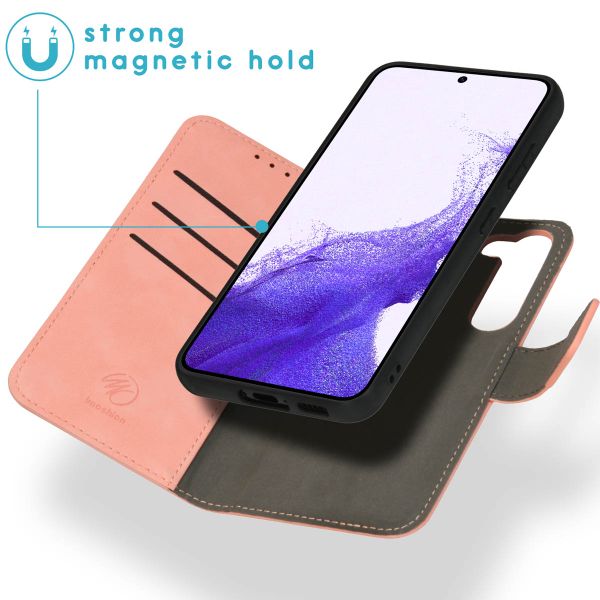 imoshion Entfernbare 2-1 Luxus Klapphülle Samsung Galaxy S23 - Rosa