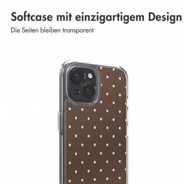 imoshion Design Hülle Apple iPhone 15 - Polka Dot Bruin