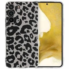 imoshion Design Hülle Samsung Galaxy S22 - Leopard Transparent