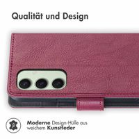imoshion Luxuriöse Klapphülle Samsung Galaxy S24 FE - Bordeaux