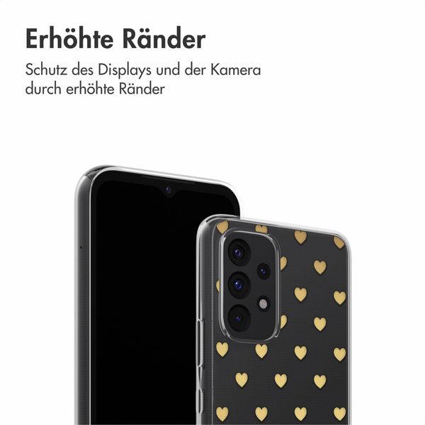 imoshion Design Hülle Samsung Galaxy A53 - Golden Hearts