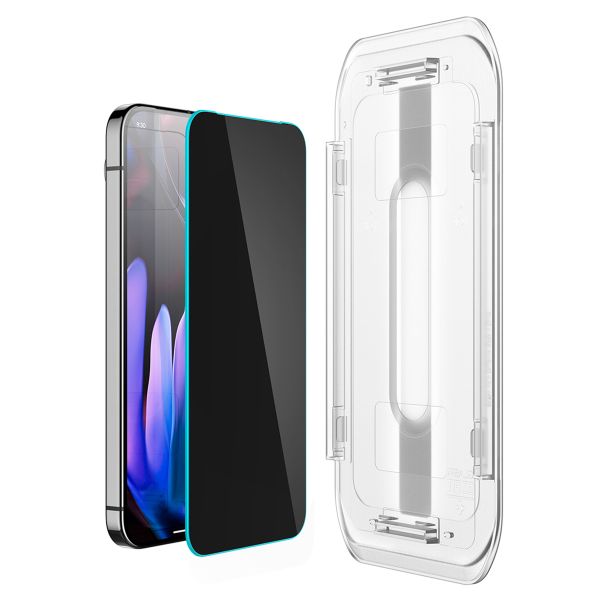 Spigen GLAStR Privacy EZ Fit Displayschutzfolie + Applicator Google Pixel 9 / 9 Pro / 10 / 10 Pro