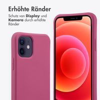 imoshion Color Backcover mit abnehmbarem Handykette und MagSafe Apple iPhone 12 (Pro) - Raspberry