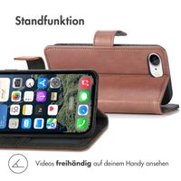 imoshion Luxuriöse Klapphülle für das iPhone SE 4 - Braun