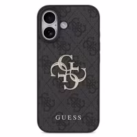 Guess 4G Metal Logo Back Cover Apple iPhone 17 - Schwarz