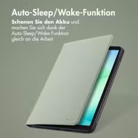 Accezz Classic Klapphülle Samsung Galaxy Tab A11 Plus - Grün