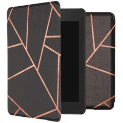 imoshion Design Slim Hard Case Klapphülle Amazon Kindle Paperwhite 4 - Black Graphic