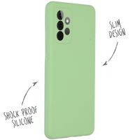 Accezz Liquid Silikoncase  für das Samsung Galaxy A72 - Grün