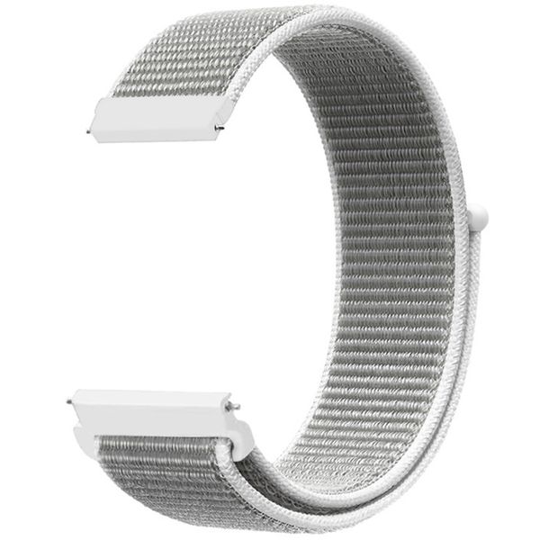 imoshion Nylonarmband für das  Samsung Galaxy Watch 4 / 5 / 6 / 7 / FE (20 mm) - Weiß