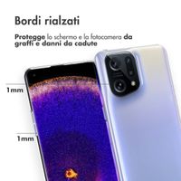 Accezz Clear TPU Backcover Oppo Find X5 Pro 5G - Transparent
