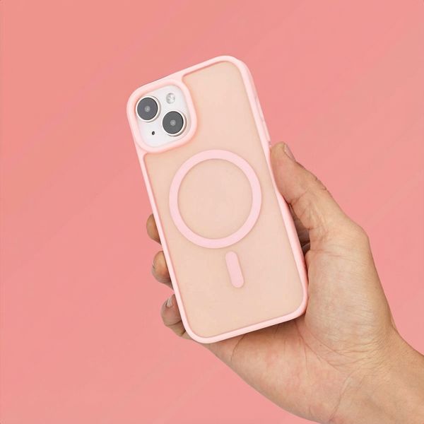 imoshion Color Guard Back Cover mit MagSafe Apple iPhone 15 - Hellrosa