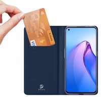 Dux Ducis Slim TPU Klapphülle für das Oppo Reno 8 Pro 5G - Dunkelblau