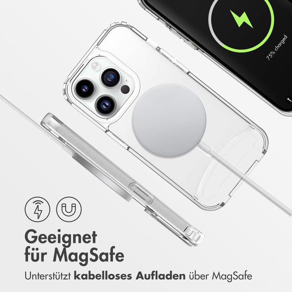 imoshion MagSafe Hülle mit abnehmbarem Band für das Apple iPhone 14 Pro - Transparent