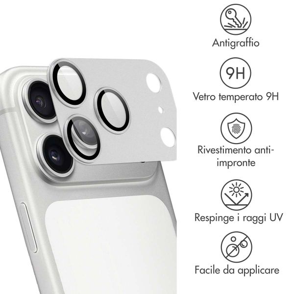 imoshion Kameraprotektor aus Glas 2er-Pack für das Apple Apple iPhone 17 Pro Max - Silver