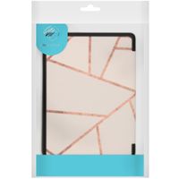 imoshion Design Slim Hard Case Sleepcover mit Stand Kobo Libra Colour - White Graphic