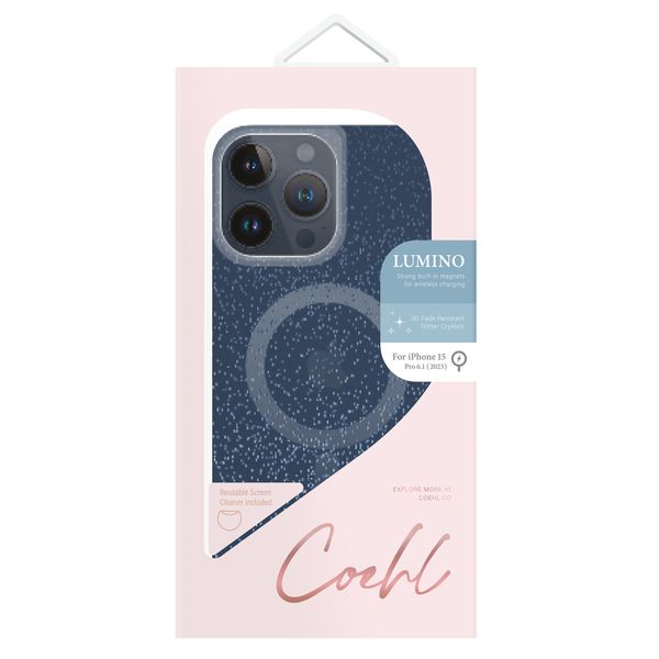 Coehl Lumino MagSafe Back Cover Apple iPhone 15 Pro - Prussian Blue