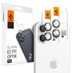 Spigen GLAStR EZ Fit Optik Pro Kameraschutz 2er-Pack für Apple iPhone 16 / 16 Plus - Schwarz