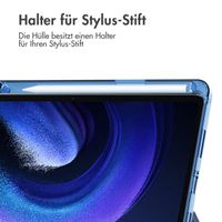 imoshion Trifold Hardcase Klapphülle für das Xiaomi Pad 6 / 6 Pro - Blau