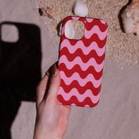 Selencia Vivid Back Cover Samsung Galaxy S21 FE - Wave Vibes Lipstick