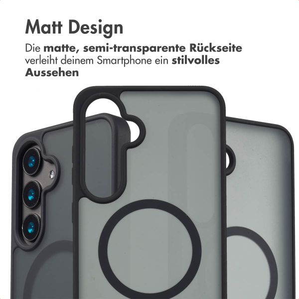 imoshion Color Guard Back Cover mit MagSafe für das Samsung Galaxy S24 - Schwarz