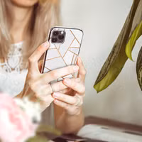 imoshion Design Hülle Google Pixel 6a - White Graphic