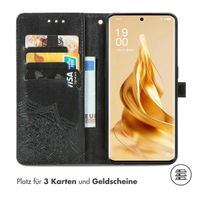 imoshion Mandala Klapphülle für das Oppo Reno 9 / Reno 9 Pro (5G) - Schwarz