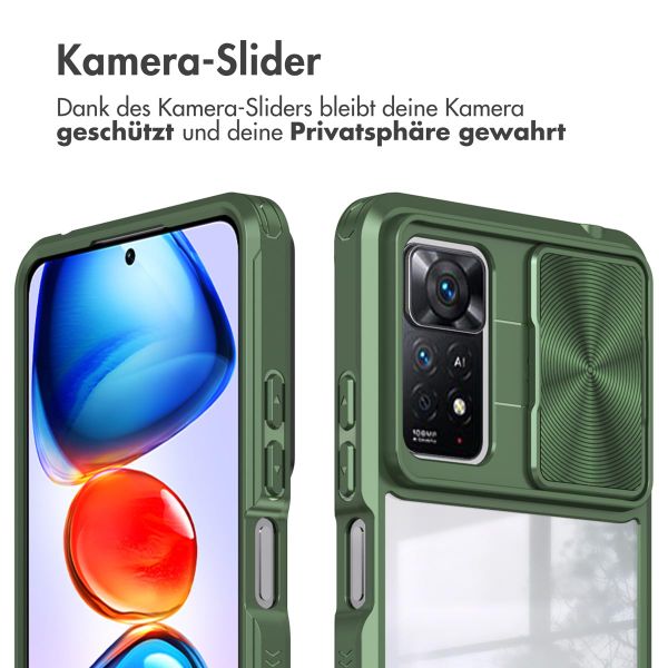 imoshion Back Cover mit Kameraschieber Xiaomi Redmi Note 11 Pro - Dunkelgrün