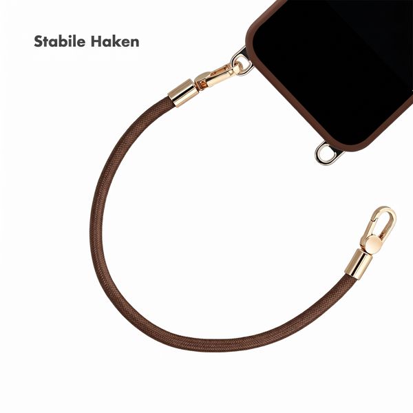 Selencia Universal Armband mit 2 Haken - Choco Brown