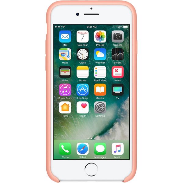 Apple Silikon-Case Flamingo für das Apple iPhone SE (2022 / 2020) / 8 / 7
