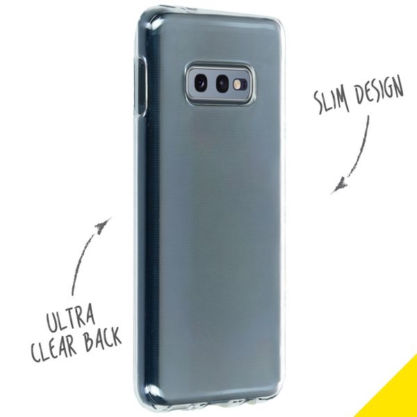 Accezz Clear TPU Backcover Samsung Galaxy S10e - Transparent
