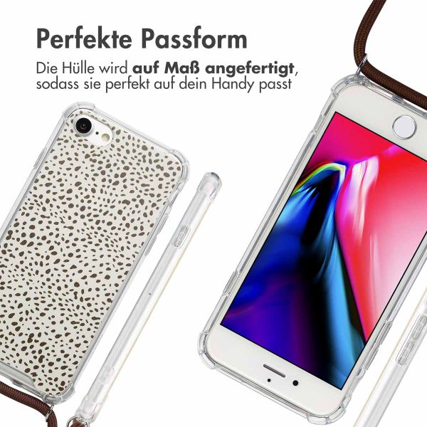 imoshion Design Hülle mit Band Apple iPhone SE (2022 / 2020) / 8 / 7 - Desert Dots