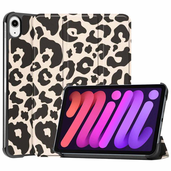 imoshion Design Trifold Klaphülle iPad Mini 7 (2024) / iPad Mini 6 (2021) - Leopard