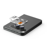 Spigen Optik Pro EZ Fit Lens Protector 2er-Pack Apple iPhone Duo - Black
