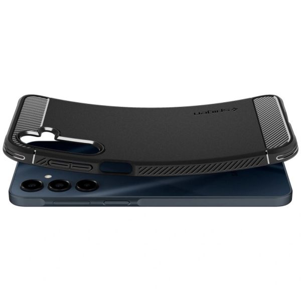 Spigen Schwarzes Rugged Armor Case Samsung Galaxy A16 - Matte Black