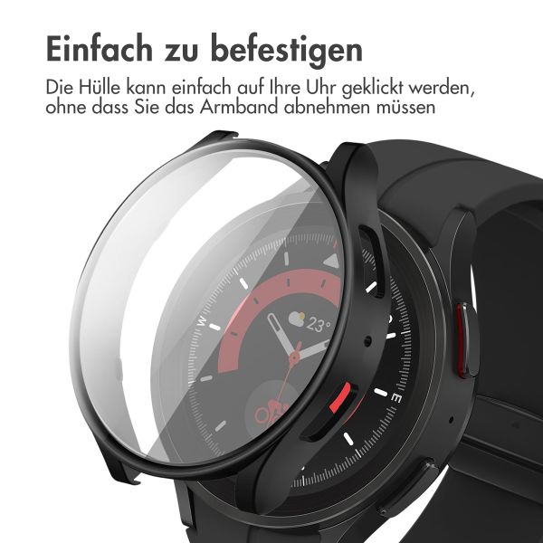 imoshion Full Cover Hard Case für das Samsung Galaxy Watch 6 40 mm - Schwarz